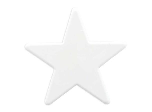 Hvit sjokolade stjerne - 30stk Ø9cm