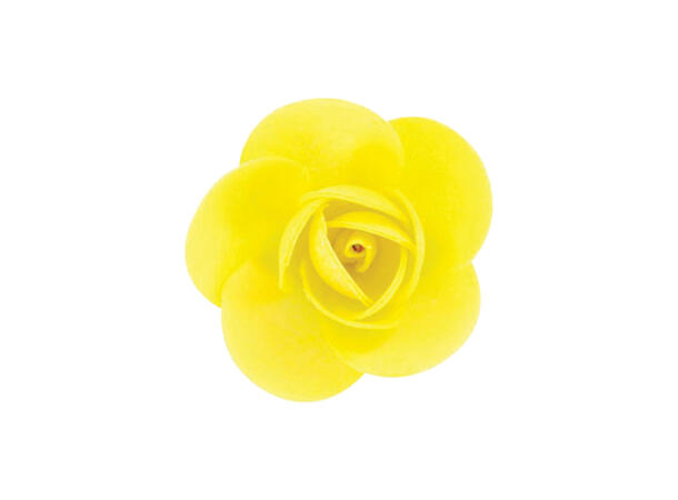 Waferblomst rose Linda ø 5,5cm, 90 stk, gul