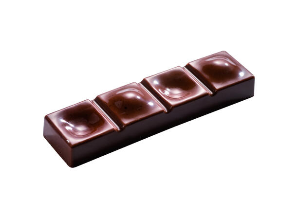 Støpeform sjokoladeplate polykarbonat 100 x 26 x H16mm - 30g x 8