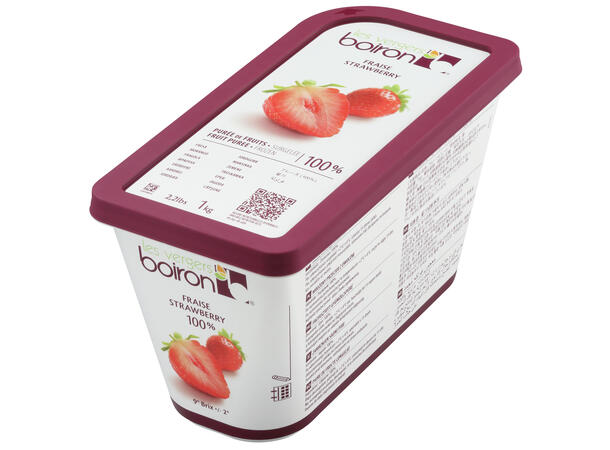 Fruktpure jordbær 100% - 1kg Serbia, Bulgaria, Polen og Spania.