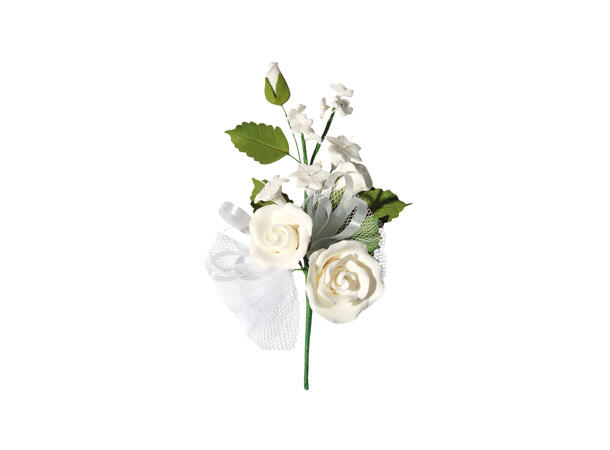 Blomsteroppsats i tragant ass. - 5stk 18/23cm 
