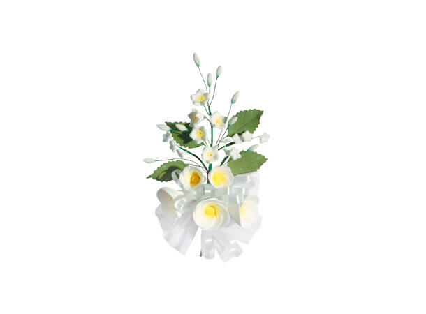 Blomsteroppsats i tragant ass. - 5stk 18/23cm 