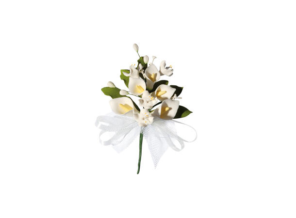 Blomsteroppsats i tragant ass. - 5stk 18/23cm 