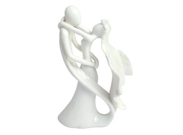 Brudepar porselen fancy, 16cm 