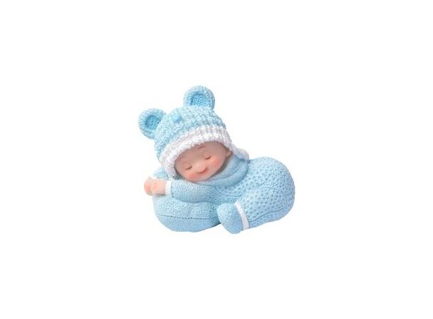 Dåpsfigur gutt sover - 8stk 8cm 