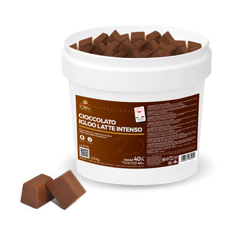Igloo melk 40% sjokolade - 3,5kg Intens kakao, rik melkesmak, karamell