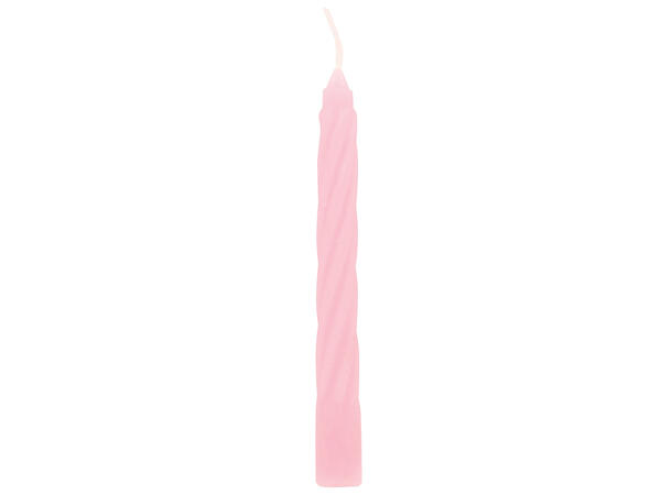 Kakelys uten holder, rosa h7cm, 100stk 