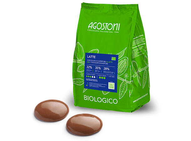 Sjokolade økologisk 32% Intens melkesmak, karamell noter 