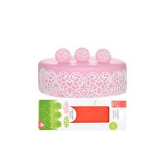Sweet Lace matte 39x7cm, hjerter