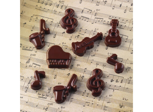 Konfektform silikon - SCG43 Melody Ø36 x H24mm - 5ml x 14 
