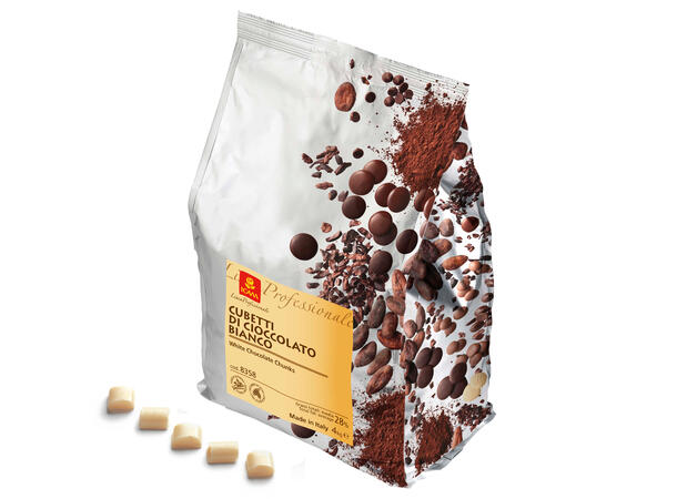 Sjokoladebiter bakefast 28% fett Rik melkesmak, karamell og vaniljenoter 