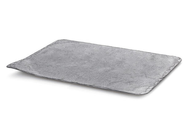 Brett stone rektangulær 30x14cm - 80stk Perlehvit, plast 