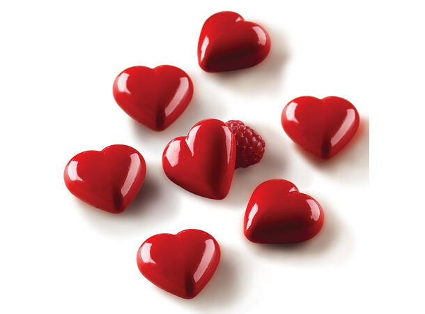 Konfektform silikon - My Love 3D 12 x H8mm - 8ml x 12 