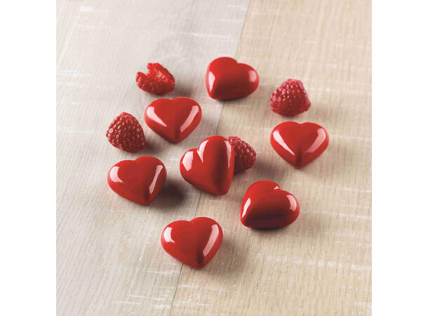Konfektform silikon - My Love 3D 12 x H8mm - 8ml x 12 