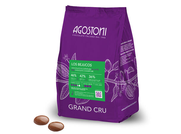 Los Bejucos 46% sjokolade Bred kakaosmak, karamell og fruktnoter 