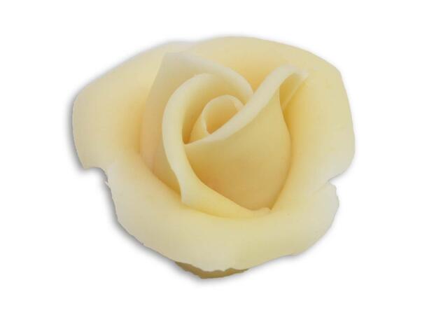 Marsipanrose 25g 25stk, naturhvit AF 