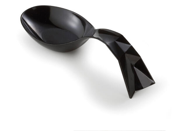 Plastskje Bon Ton 11.6x4.2cm, sort 500stk 