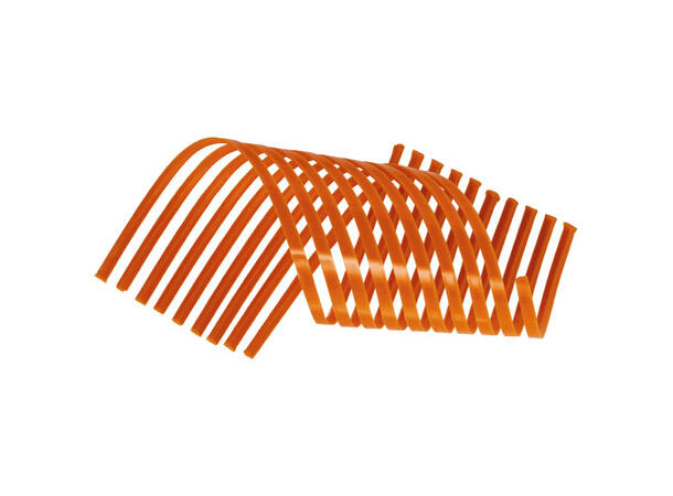 Spirelli sjokokrølller orange - 24stk 14cm 