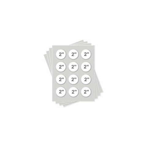 Sukkerark runde &#216;5cm x 12 - 24ark Uten E171