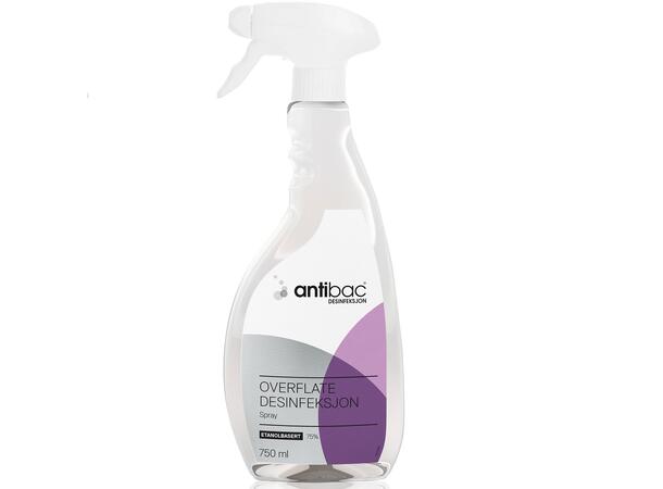 Antibac overflate 75% spray 750ml 