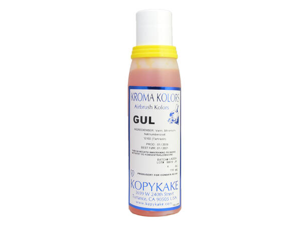 Konditorfarge gul 