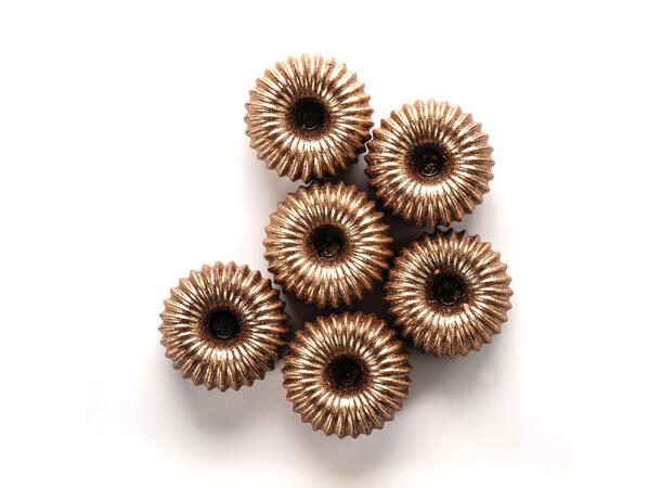 Konfektform silikon - Crown 3D 11 x H9mm - 9ml x 11 