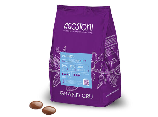 Pachiza 39% sjokolade Raffinert smak og aroma, frukt, kaffe 