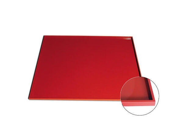 Silikonmatte m/kant - 42 x 35cm H8mm 
