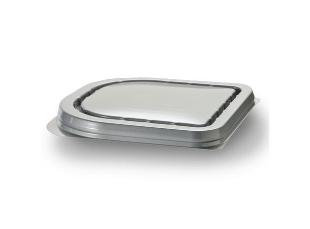 Flatt lokk til 2,5L kantine - 300stk Grå 