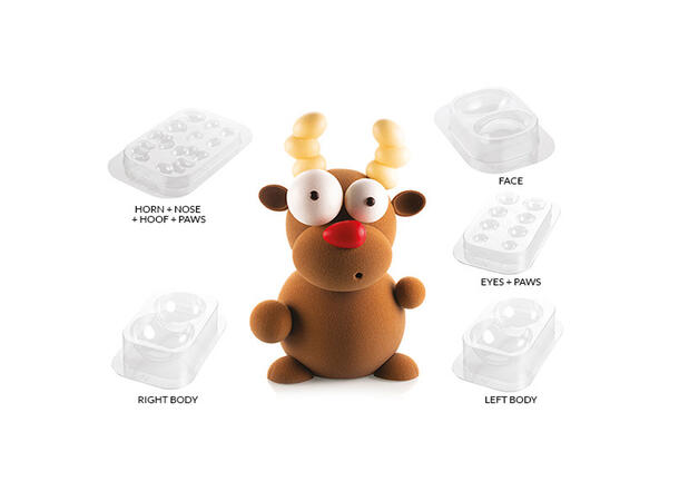 Kit Rudolf støpeform 147 x H236mm - 1200ml 