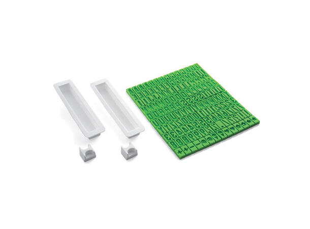 Bokstav matte A-Z 0-9 m.m Str. bokstav: 17 x 30 x H5mm 
