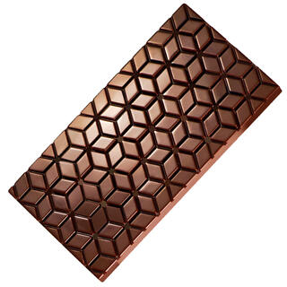 St&#248;peform sjokoladeplate polykarbonat 137 x 72 x H10mm - 100g x 3