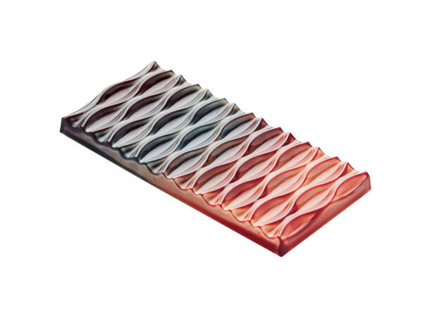 Støpeform sjokoladeplate polykarbonat 142 x 68 x H10mm - 100g x 3 