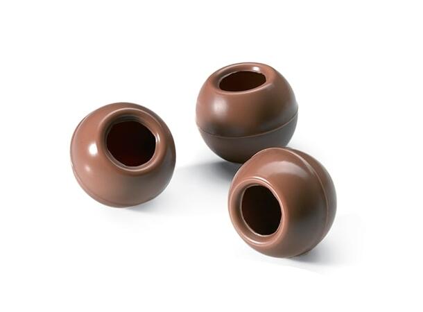 Trøffel skall Melk 2,7g - 504stk 25 x 25 x H22mm 