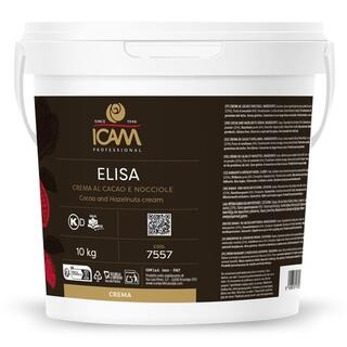 Elisa sjokoladekrem - 10kg Rik kakaosmak, hasseln&#248;tt, kompakt