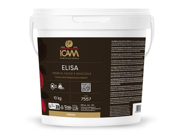 Elisa sjokoladekrem - 10kg Rik kakaosmak, hasselnøtt, kompakt 