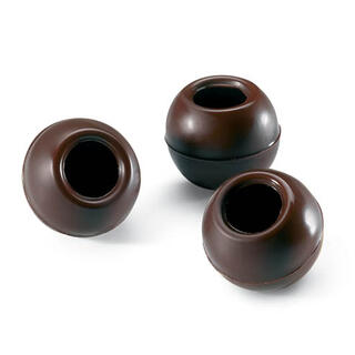 Pralinerkuler M&#248;rk 2,7g - 504stk 25 x 25 x H22mm