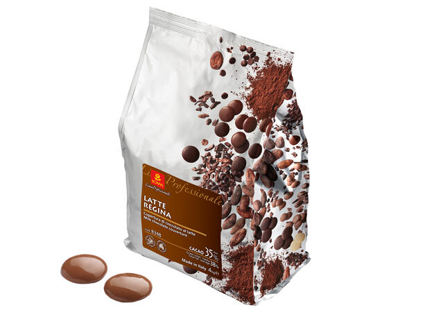 Regina 35% sjokolade Rund melkesjokolade smak, karamell 