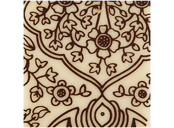 Sjokoskilt ornament hvit 3,5cm - 216stk 