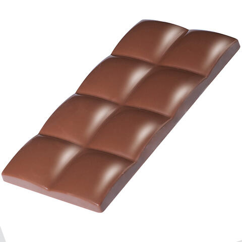 St&#248;peform sjokoladeplate polykarbonat 132 x 66 x H10mm - 80g x 3
