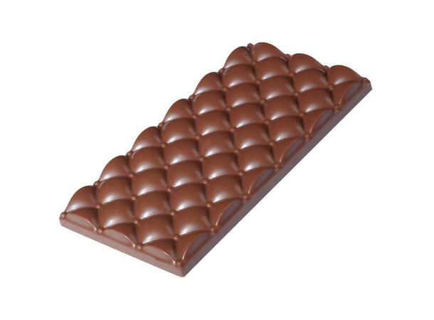 Støpeform sjokoladeplate polykarbonat 133 x 70 x H10mm - 82g x 3 