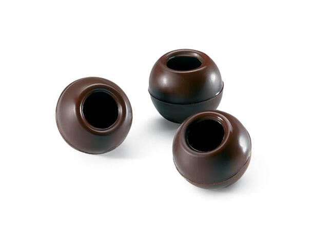 Trøffel skall Mørk 2,7g - 504stk 25 x 25 x H22mm 