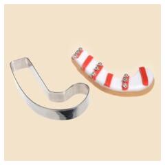 Utstikker candy cane 7,5x11,5cm