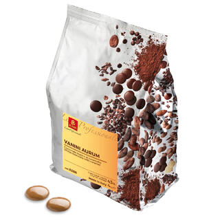 Vanini Aurum karamell 43% fett Intens smak av karamell, melk og salt