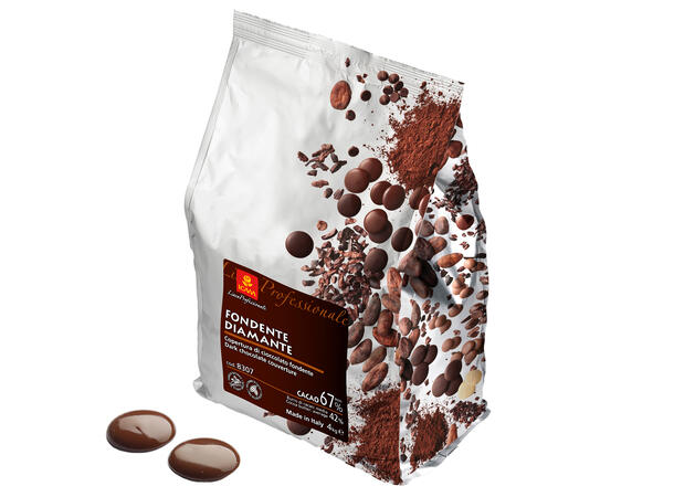 Diamante 67% sjokolade Full kakaosmak, god sødme/bitterhet 