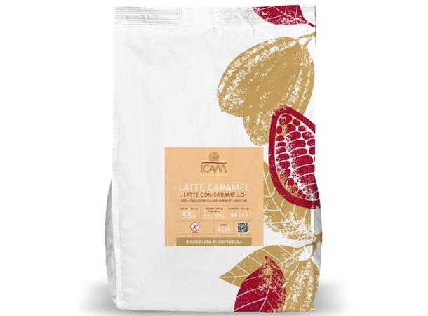 Karamell melk 33% sjokolade - 4kg Intens toffee smak, rik melkesmak, salt 