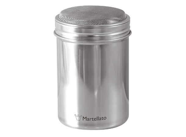 Pulver mesh shaker med lokk - 450g Åpning: Ø73mm, Høyde: 12cm 