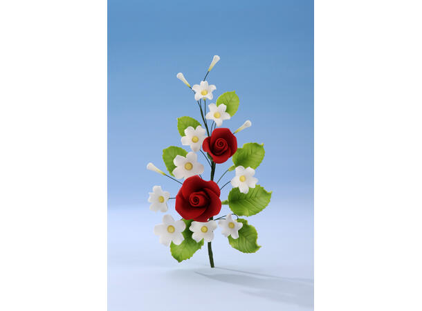 Blomsteroppsats H16cm, assortert, 8 stk 