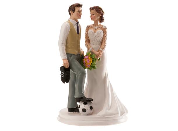 Brudepar fotball 20cm 2stk 