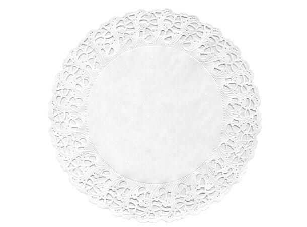 Fatpapir Harmony Ø24/17cm - 250stk Hvit - Utgår 